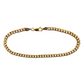 14k Unisex Yellow gold Cuban link bracelet