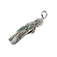 925 Silver Unisex Emerald ZC Saint Jude Pendant