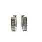 Ladies 925 ZC Silver hoop Earrings