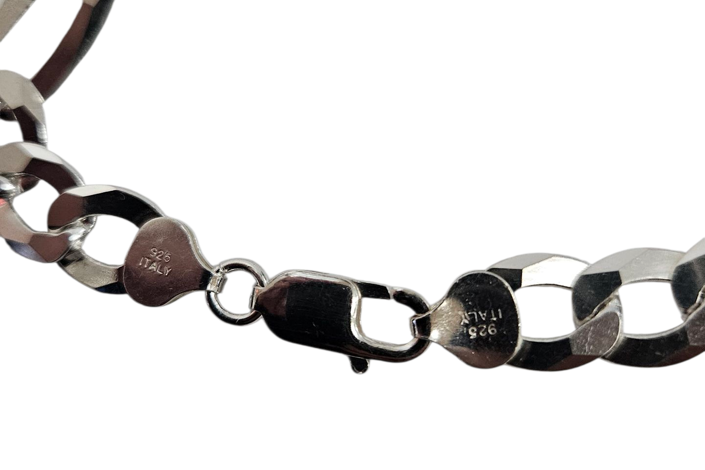 Mens 925 Silver Cartier Link bracelet