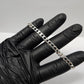 Mens 925 Silver square curb Link bracelet