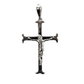 925 Silver unisex jesus cross pendant