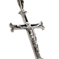 925 Silver unisex jesus cross pendant