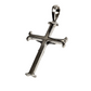 925 Silver unisex jesus cross pendant