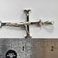 925 Silver unisex jesus cross pendant