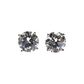 Unisex .925 Silver Zirconia stud earrings
