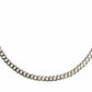 Unisex .925 Silver Cubank link Necklace