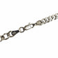 Unisex .925 Silver Cubank link Necklace