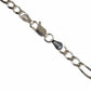 Unisex .925 Silver Figaro link Necklace