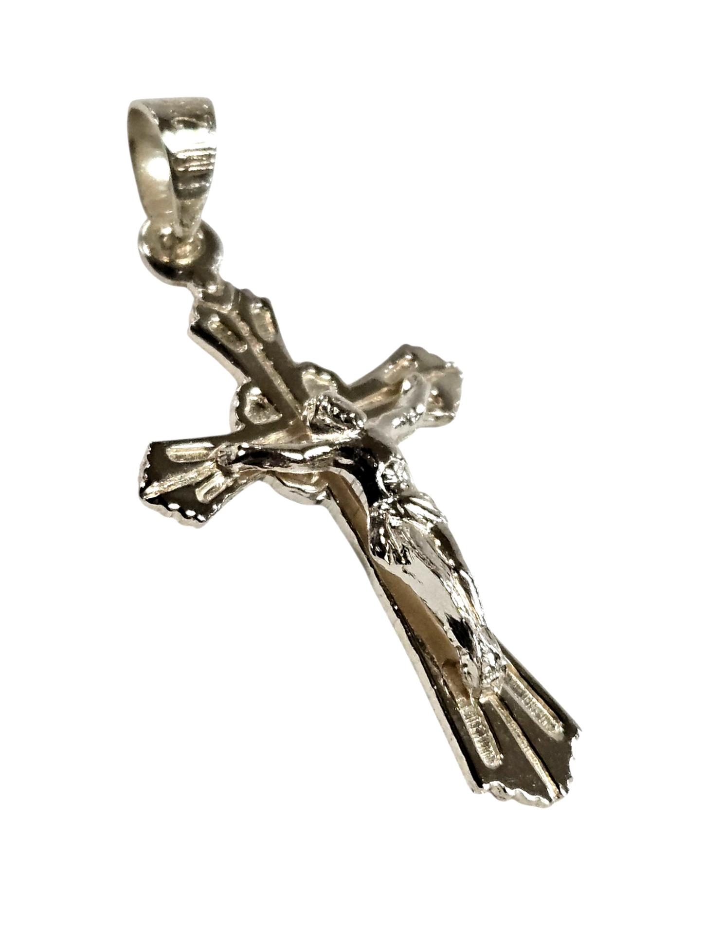 Unisex 925 Silver Jesus cross pendant