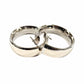 Ladies 14k White Gold Hoop Earrings