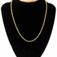 Ladies 14k Yellow Gold Hollow Rope chain