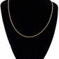 Ladies 14k Yellow Gold Hollow link chain necklace