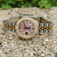 Rolex Ladies 26mm Datejust 6517 Custom Pink Two tone MOP diamond