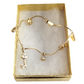 14k Ladies Yellow Gold ZC Lucky Charms Bracelet