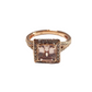 14k Ladies Rose Gold Diamond Ring