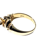 14k Ladies Yellow Gold Marquise Diamond Ring