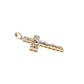 14k Unisex 14K Yellow gold Jesus Cross pendant
