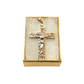 14k Unisex 14K Yellow gold Jesus Cross pendant