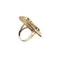 14k Unisex Yellow Gold San Judas tri-tone Ring