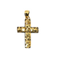 14k Unisex Yellow gold Cross Pendant