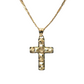 14k Unisex Yellow gold Cross Pendant