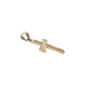 14k Unisex Yellow Gold cross Pendandt