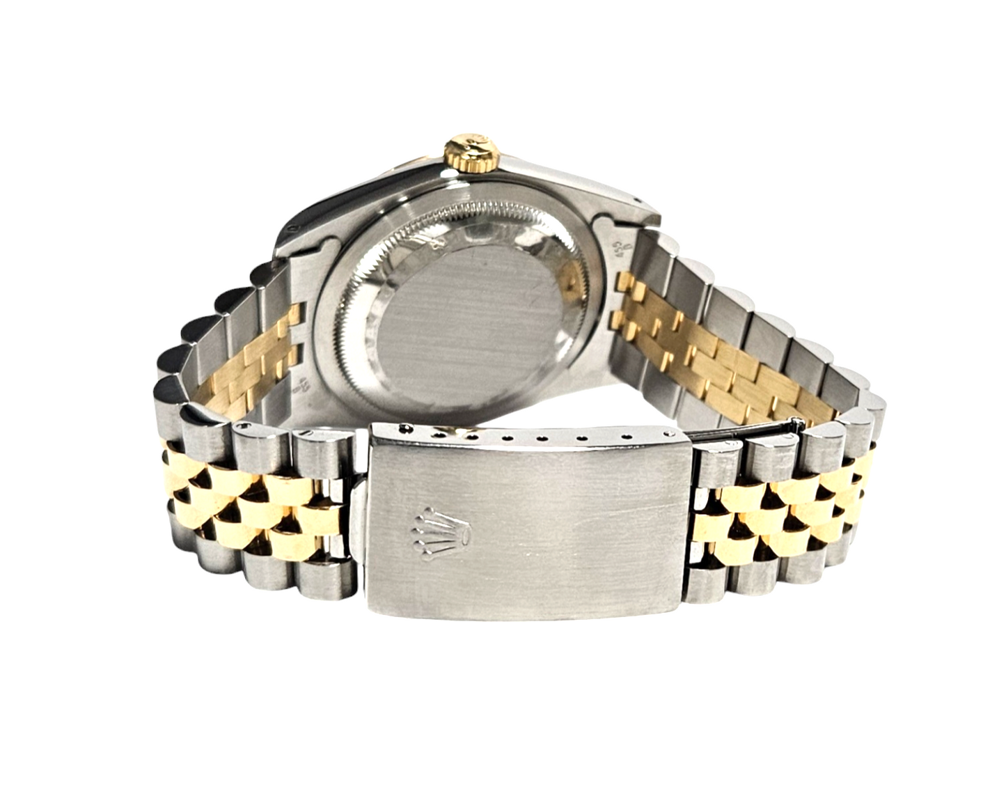 Rolex 36mm Datejust 16013 Wimbledon dial two-tone jubilee