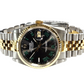Rolex 36mm Datejust 16013 Wimbledon dial two-tone jubilee