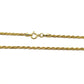14K Yellow Gold Rope Chain