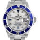 Rolex Mens 16610 Submariner 41mm MOP Sapphire Diamond steel oyster