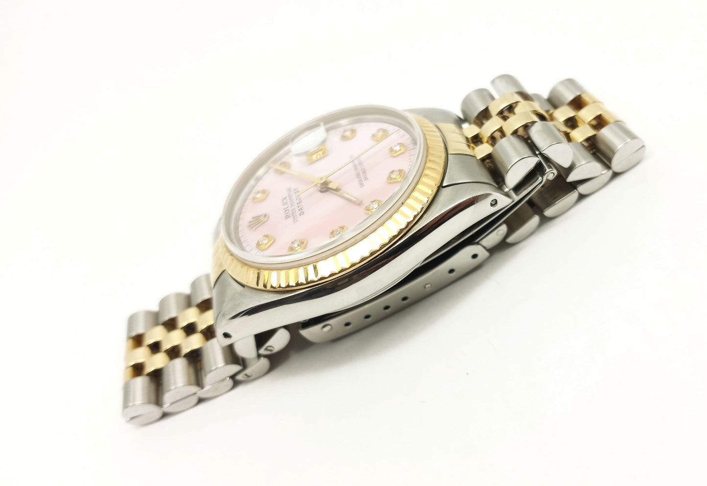 Rolex 36mm 16000 Datejust Pink MOP Diamond
