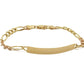 14k Yellow Gold Tri-Tone Plate bracelet
