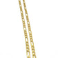 14K Yellow Gold Figaro Necklace