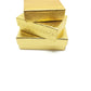 14K Yellow gold square stud earrings