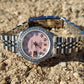 Rolex ladies datejust 26mm 6917 Pink MOP diamond steel jubilee