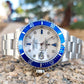 Rolex Mens 16610 Submariner 41mm MOP Sapphire Diamond steel oyster