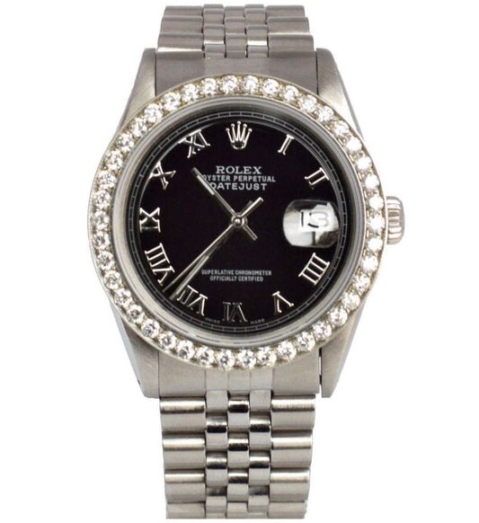 Rolex Men's datejust 36mm 16234 roman diamond jubilee