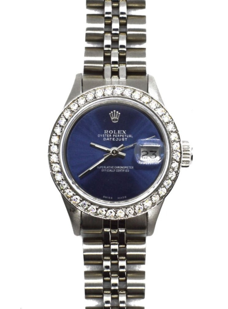 Rolex ladies datejust 26mm 6916 Blue diamond jubilee