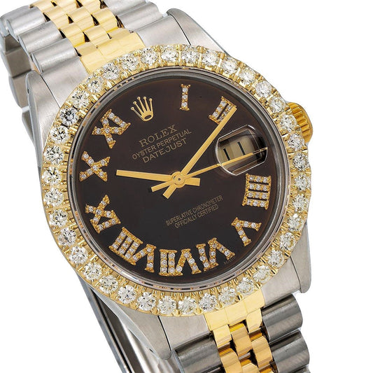 Rolex Men's Datejust 36mm,16233 diamond Roman numeral