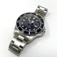 Rolex mens submariner 16610 (S.S) oyster date, black insert and black sub dial - Luxury Diaz