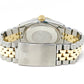 Rolex mens datejust 16013 (T.T) champagne stick dial & yellow gold fluted bezel - Luxury Diaz