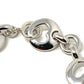 Tiffany&Co .925 Silver ladies open Heart Cut white gold plated bracelet - Luxury Diaz