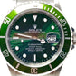 rolex mens submariner 16610 (S.S) oyster date green dial & insert - Luxury Diaz