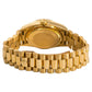 Rolex mens president 18038 (day-date) 18k yellow gold black stick dial - Luxury Diaz