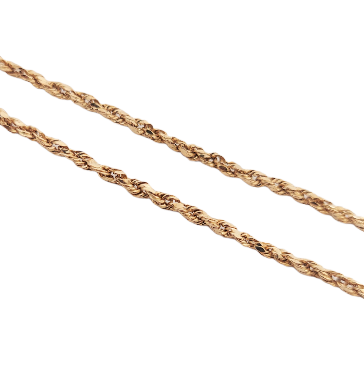 14K Unisex Yellow Gold Rope Bracelet