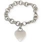 Tiffany &Co. Silver Heart Charm Bracelet