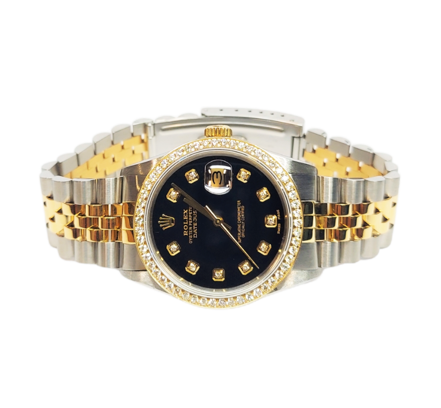 Rolex 16013 Datejust 36mm Black Diamond Jubilee