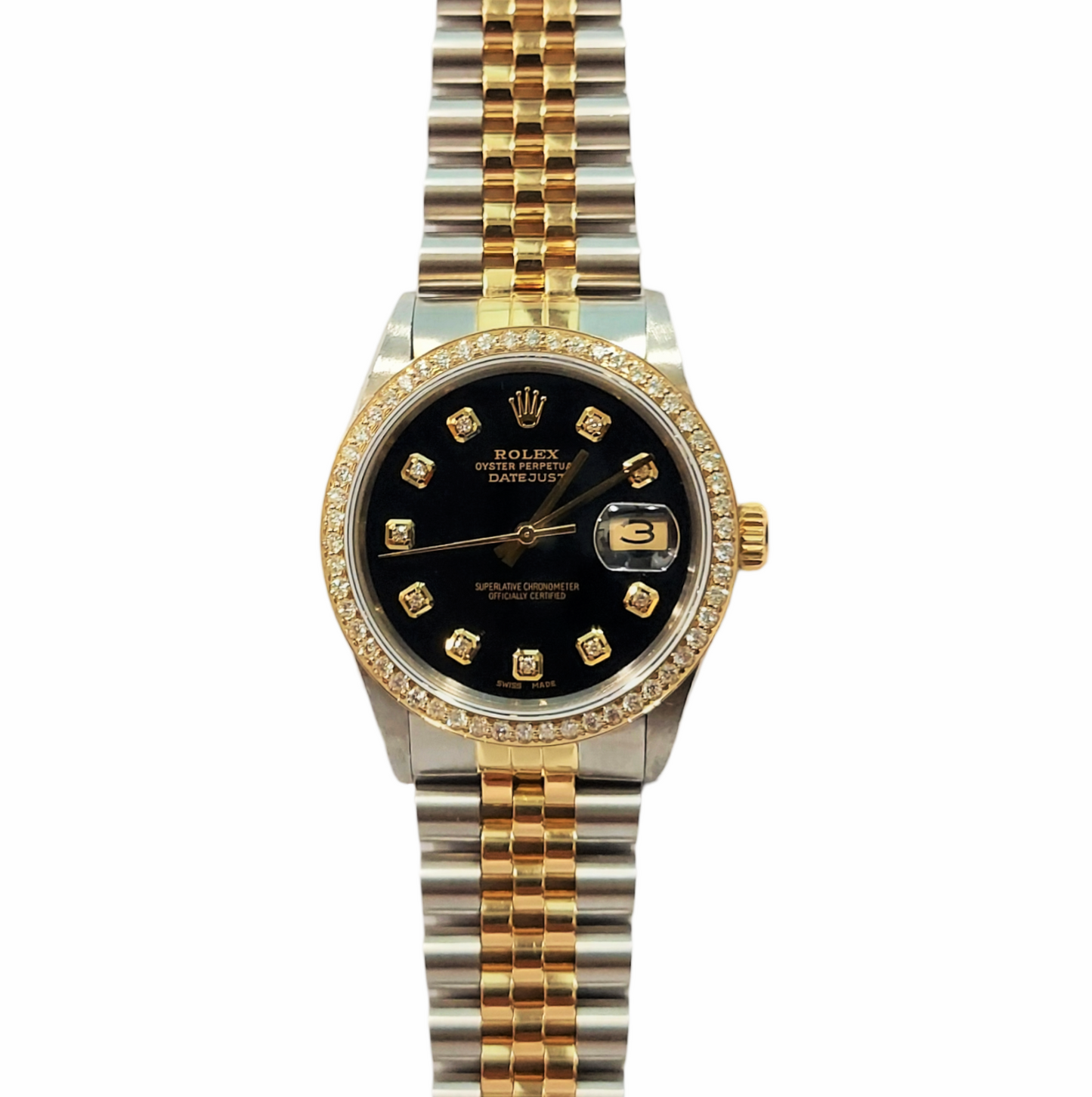 Rolex 16013 Datejust 36mm Black Diamond Jubilee