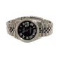 Rolex 36mm Datejust 16030 Black Diamond roman numeral jubilee
